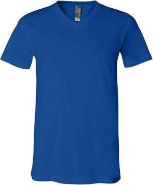Bella+Canvas Men's Comfortable V-Neck Soft Fitted Jersey T-Shirt