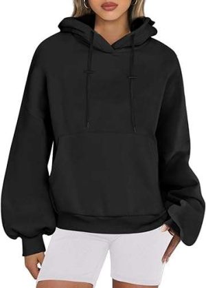 ANRABESS Womens Oversized Hoodies Loose Fit Fleece Sweatshirts 2024 Fall Pullover Sweaters Teen Girls Preppy Top Clothes