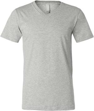 Bella+Canvas Men's Comfortable V-Neck Soft Fitted Jersey T-Shirt