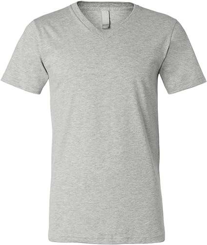 Bella+Canvas Men's Comfortable V-Neck Soft Fitted Jersey T-Shirt