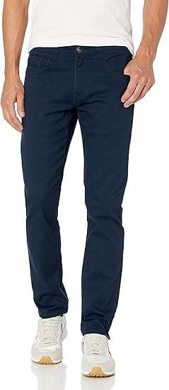 Southpole Men's Stretchable Basic Style of Color Skinny Jean Twill Pants